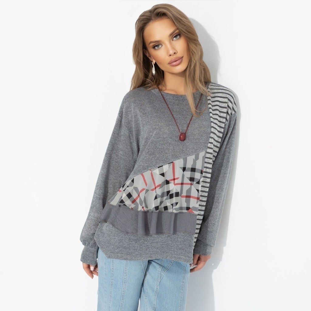 Свитшот комбинированный, Выбираю себя (стайл) - Charutti фото 7