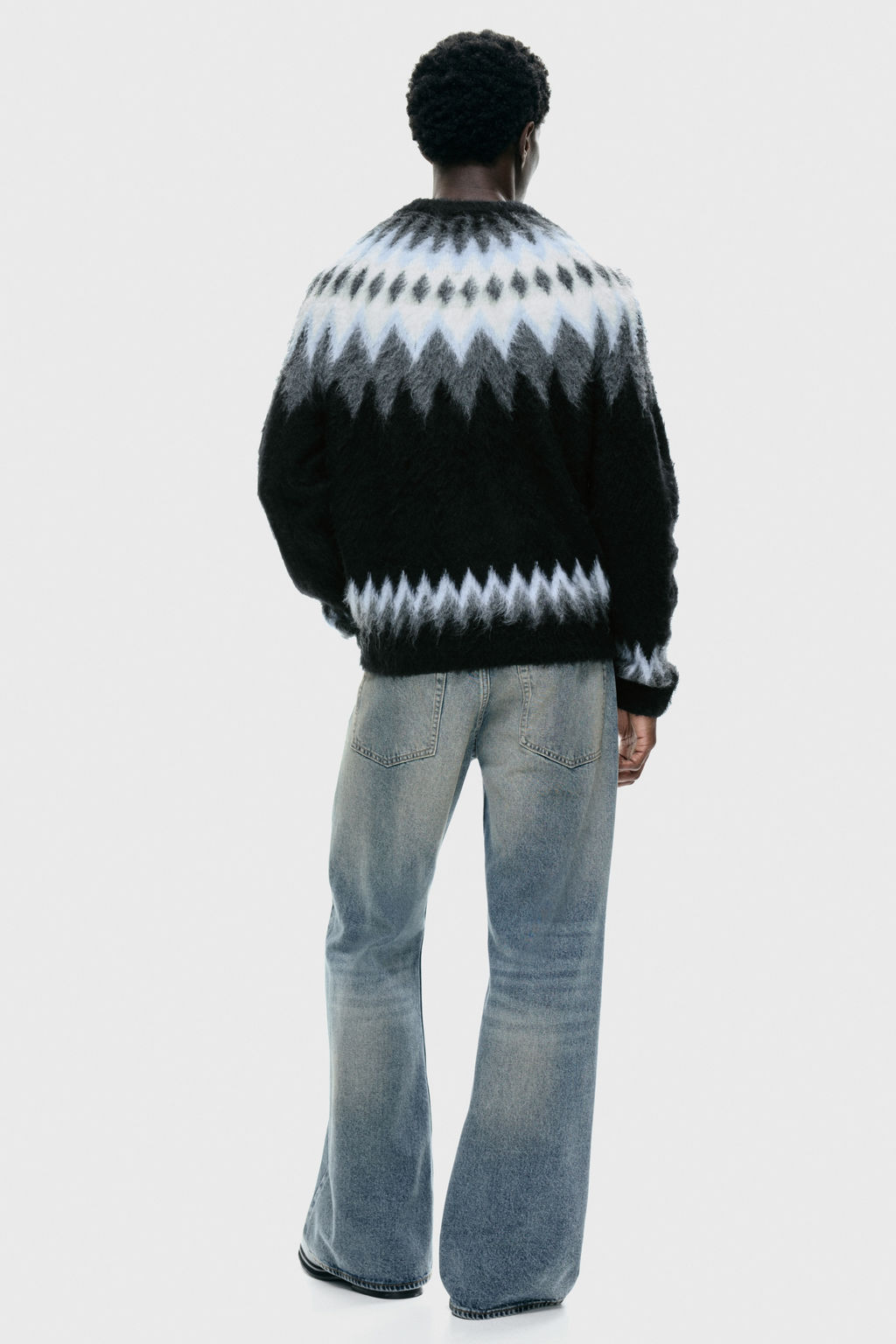 Jersey en punto jacquard Loose Fit - H&m фото 3