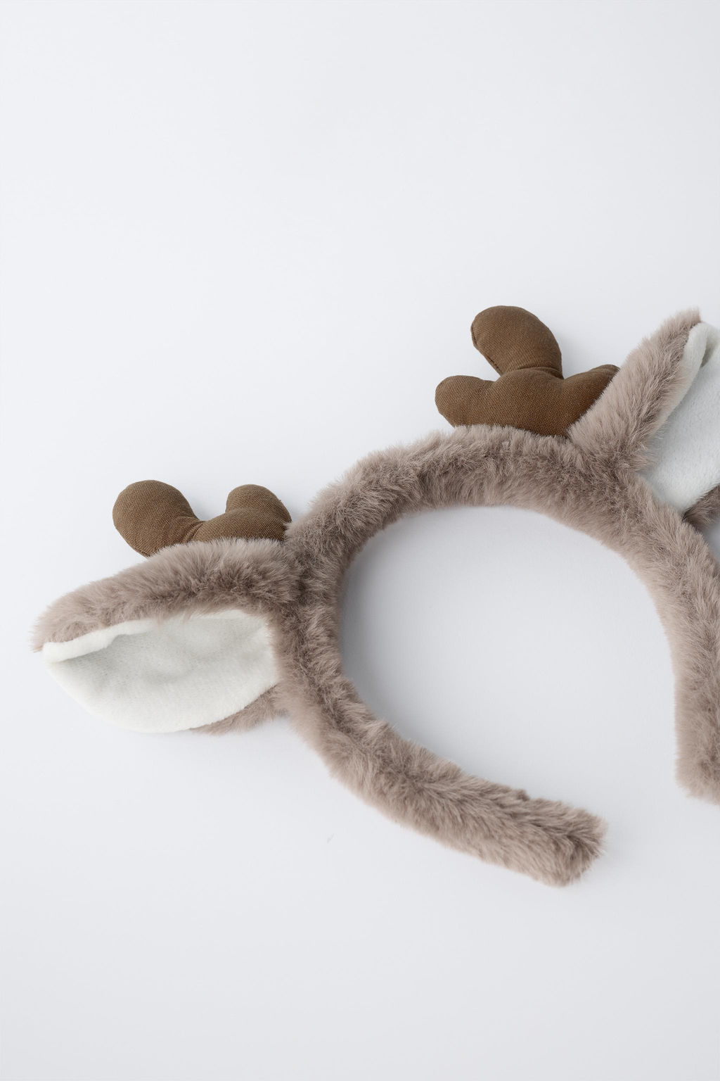 FAUX FUR REINDEER HEADBAND - Zara фото 2