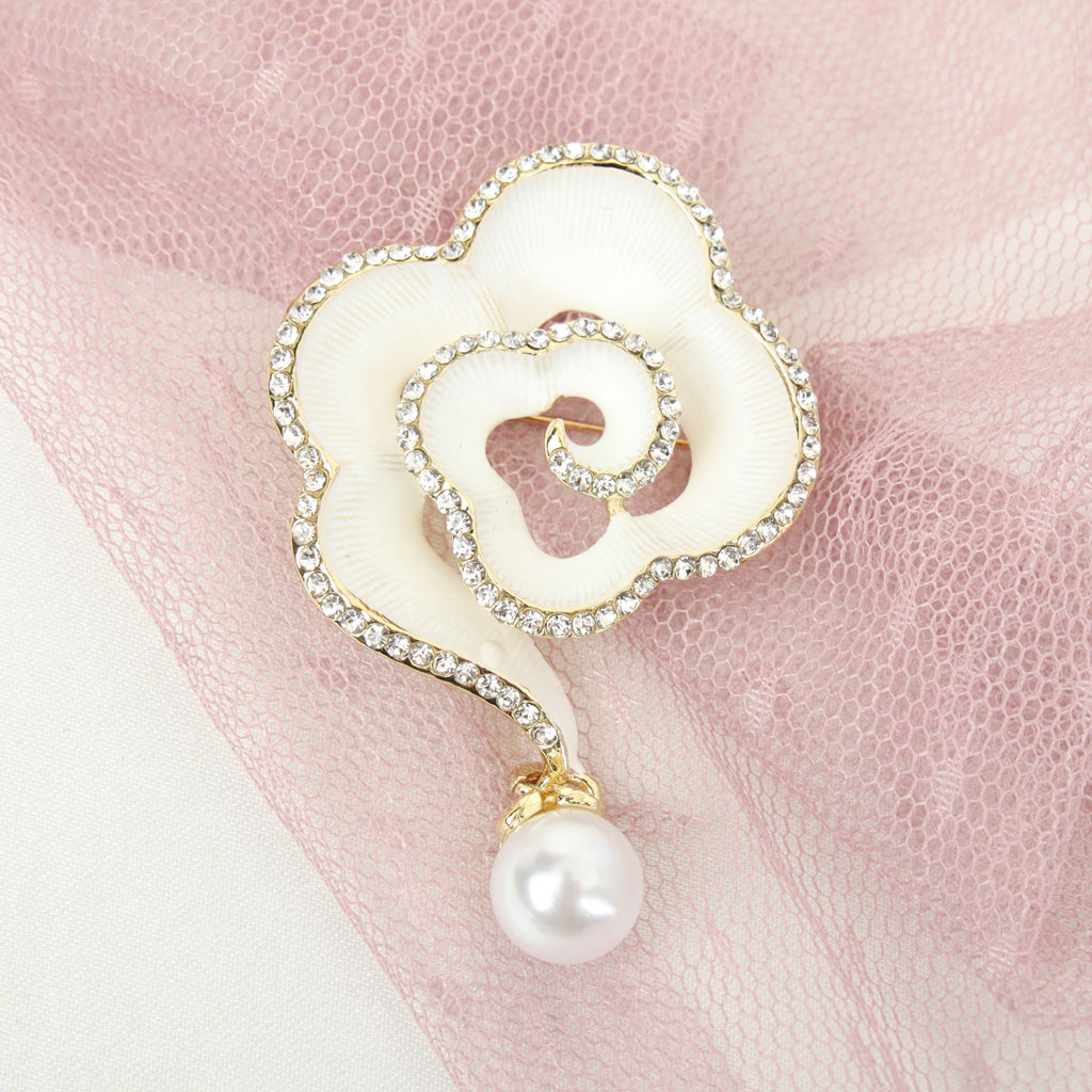 Брошь Роза / 3343 /уп 24/