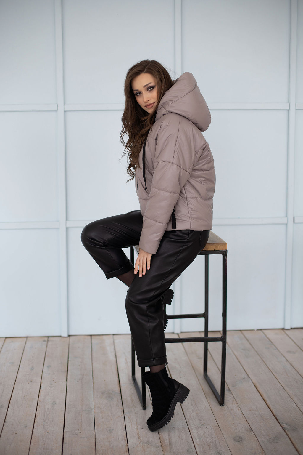 Куртка женская демисезонная 22690 (лиловый) - Kankan фото 6