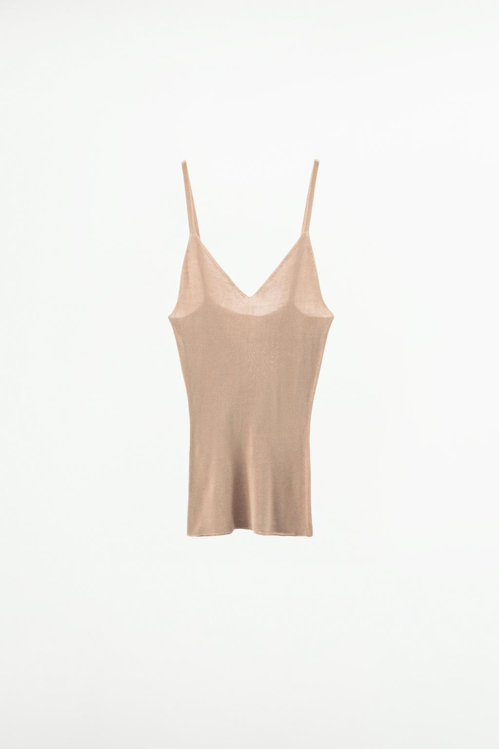 SEAMLESS 100% SILK TOP - Zara фото 3