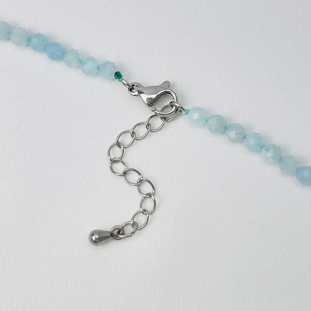 Колье из Аквамарина