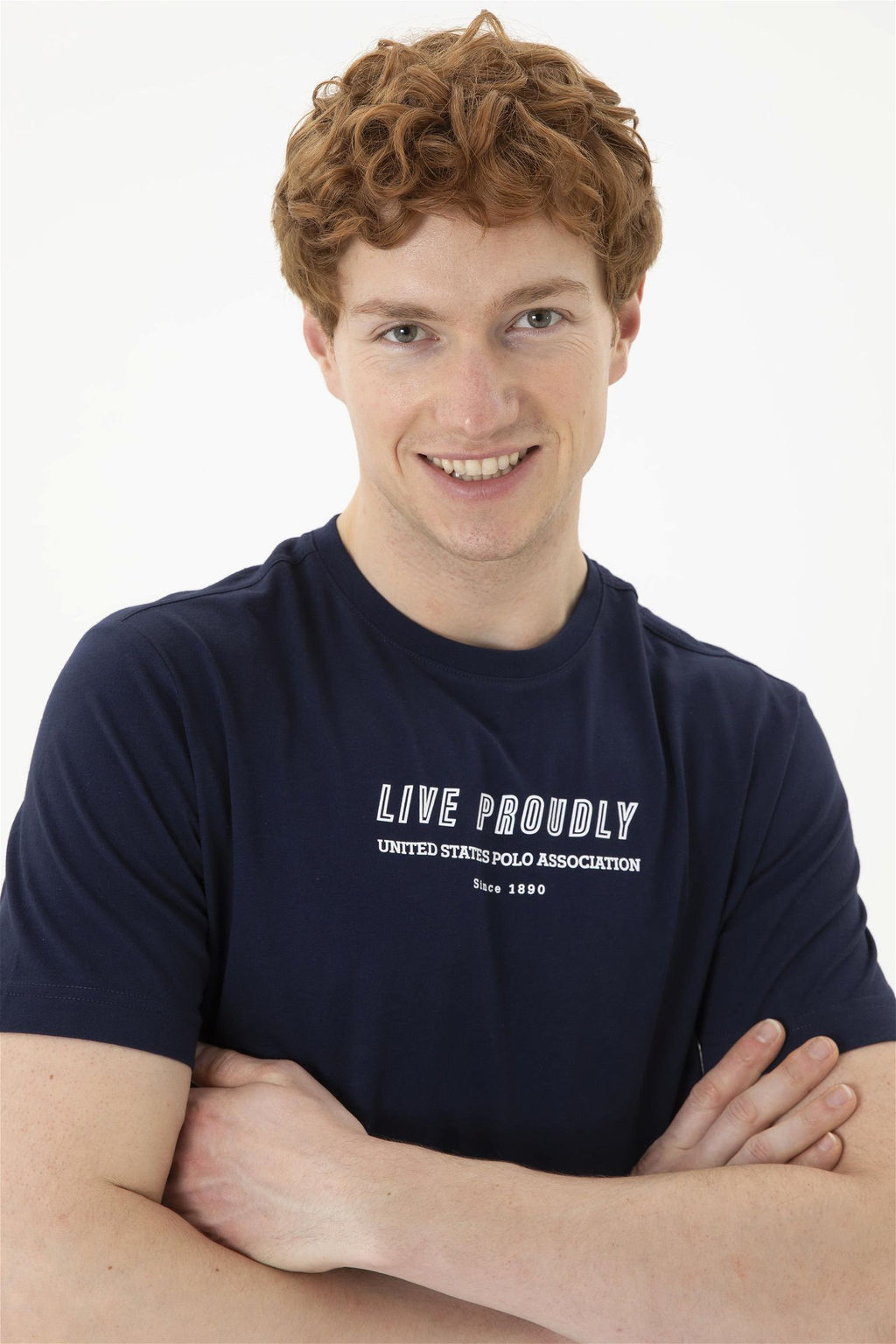 Мужская темно-синяя футболка - U.s. polo assn фото 2