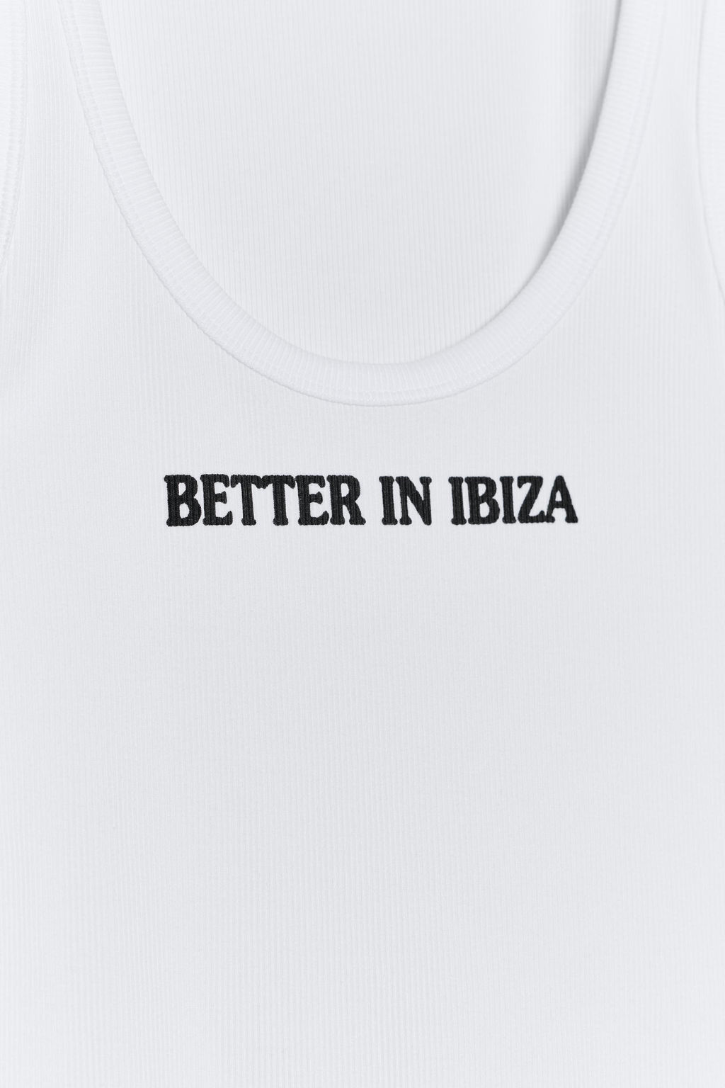 TOP RIB TEXTO / Blanco - Zara фото 4