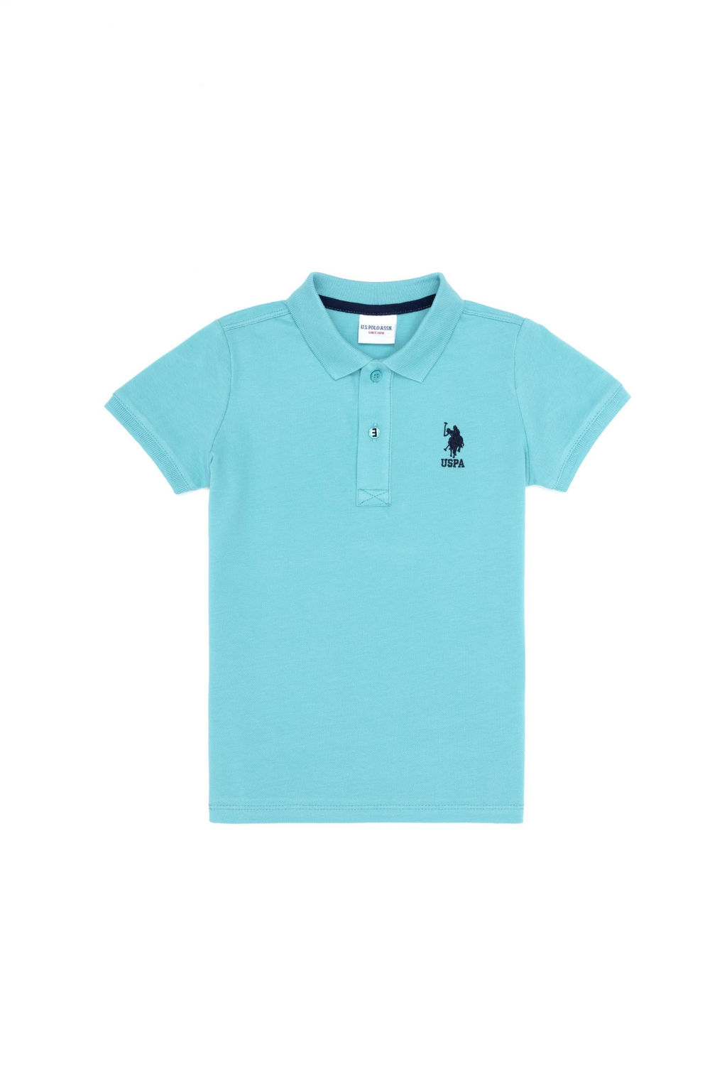 U. S. Polo Assn Мятная базовая футболка-поло для мальчиков - U.s. polo assn фото 7