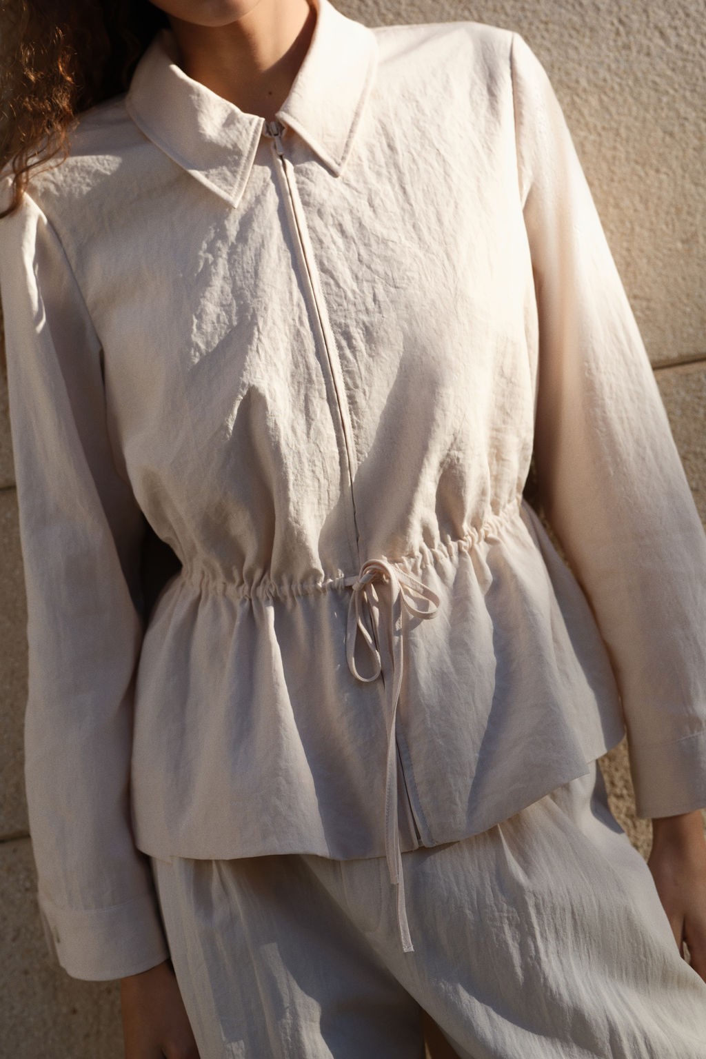 Camisa con cremallera y peplum - H&m фото 4