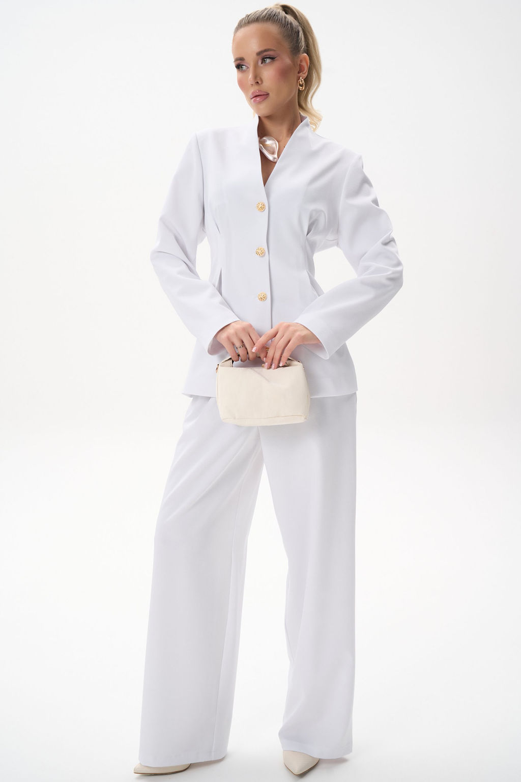 Брюки Лоис (белый) - Эльза фото 25