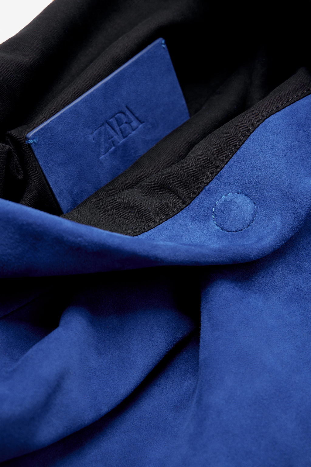 LIMITED EDITION SPLIT SUEDE MAXI CLUTCH - Zara фото 5