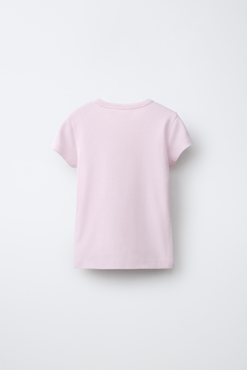 CAMISETA ESTAMPADA TEXTO / Rosa claro - Zara фото 2