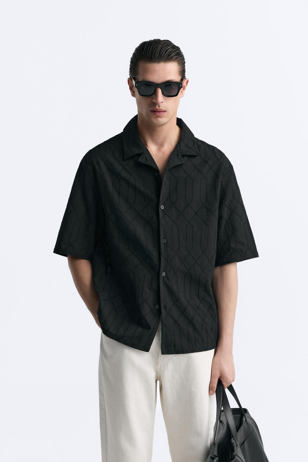 GEOMETRIK JACQUARD GOMLEK - Zara фото 2