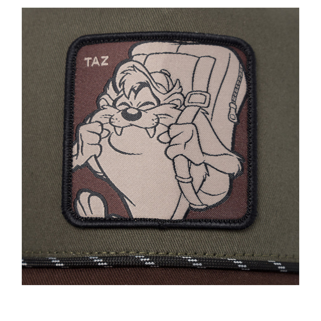 Бейсболка CAPSLAB арт. CL/LOO11/1/PCT/HIK Looney Tunes Taz (оливковый / темно-коричневый)  фото 4