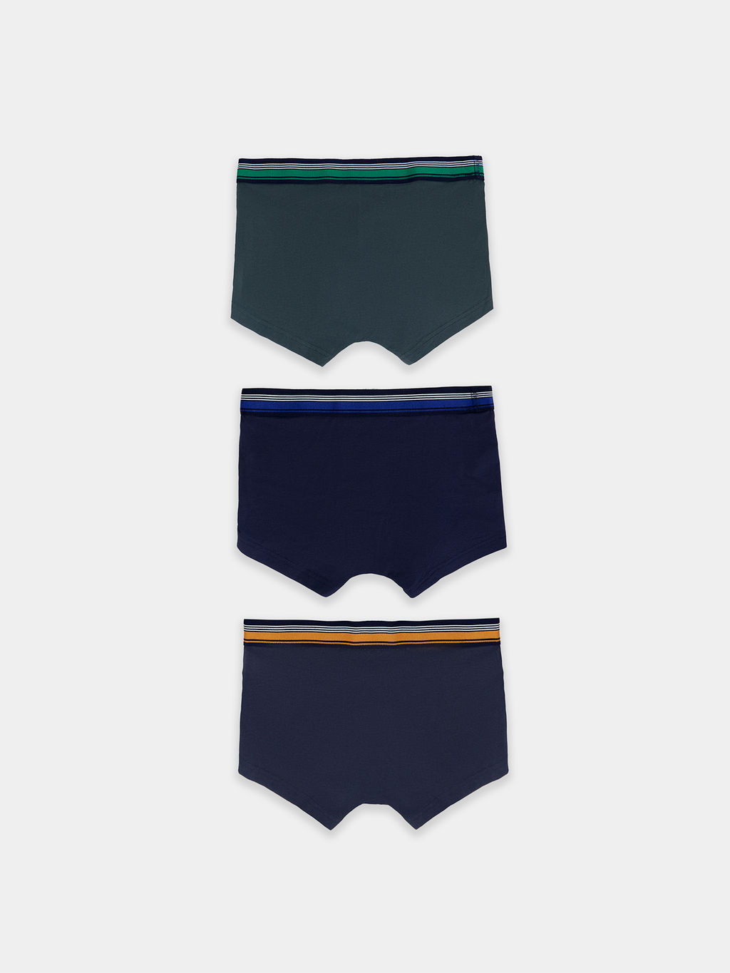 Трусы мужские боксеры мультипак (3 шт.) в сером цвете графит +морской +темный лес 411215-3 - Mark formelle фото 6