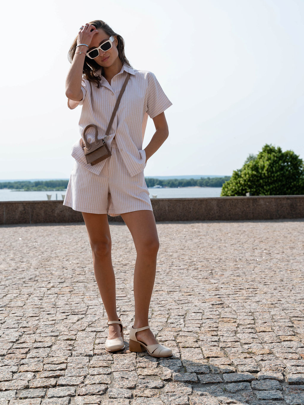 Босоножки 5032.23663be.Бежевый+коричневый