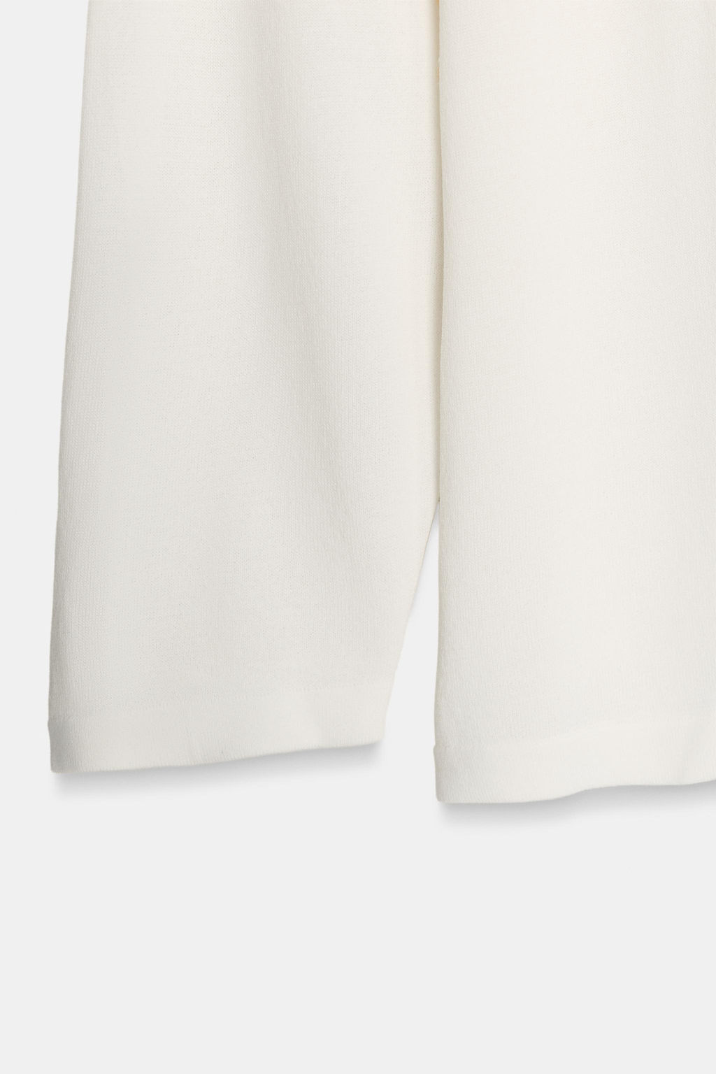 JERSEY OVERSIZE PUNTO FINO / Blanco - Zara фото 8