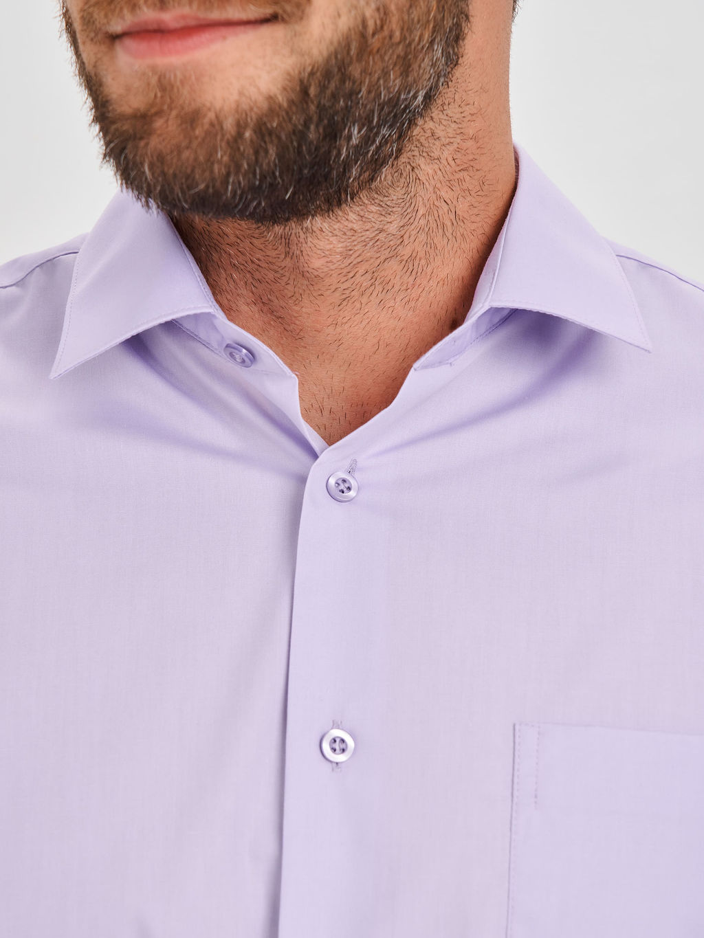 Сорочка мужская длинный рукав CASINO c730/157/pur/Z  фото 3