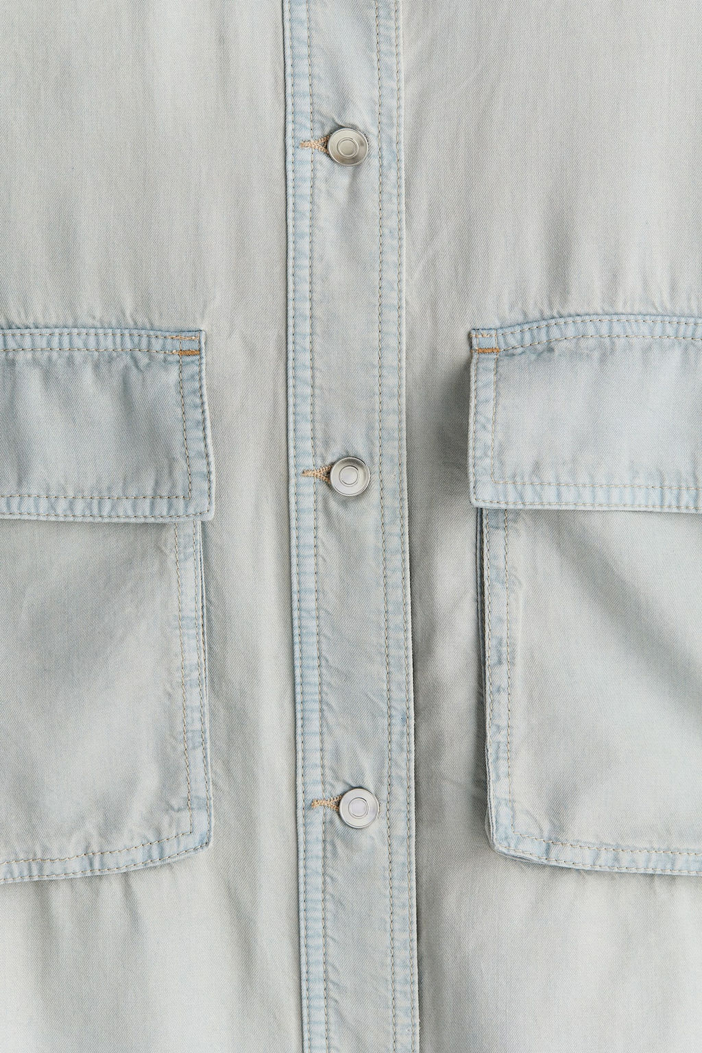 Camisa denim oversize - H&m фото 5