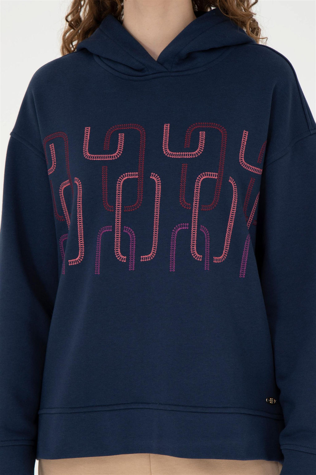 Женский темно-синий свитшот - U.s. polo assn фото 6