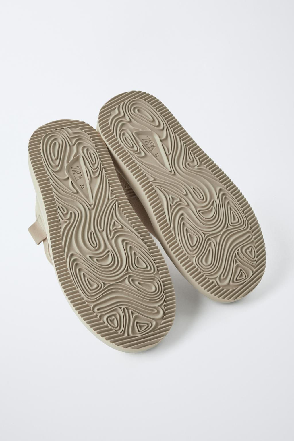 LINED LEATHER ANKLE BOOTS - Zara фото 6