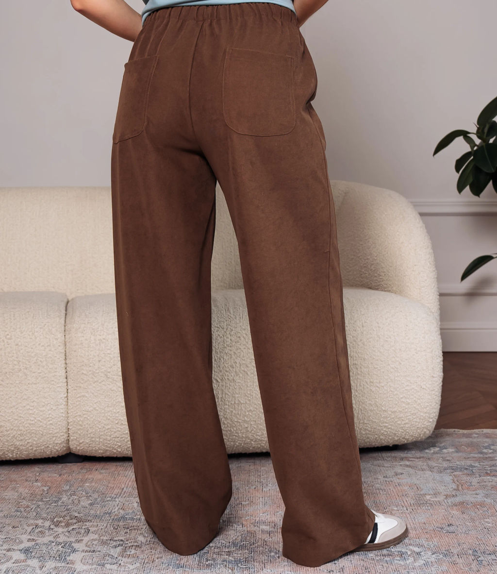 Брюки #ОКТ165005, коричневый - Dommod фото 4