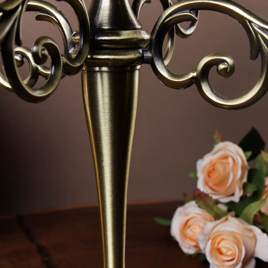 Подсвечник на 5 свечей 25 см бронза / 6305S /уп 30/