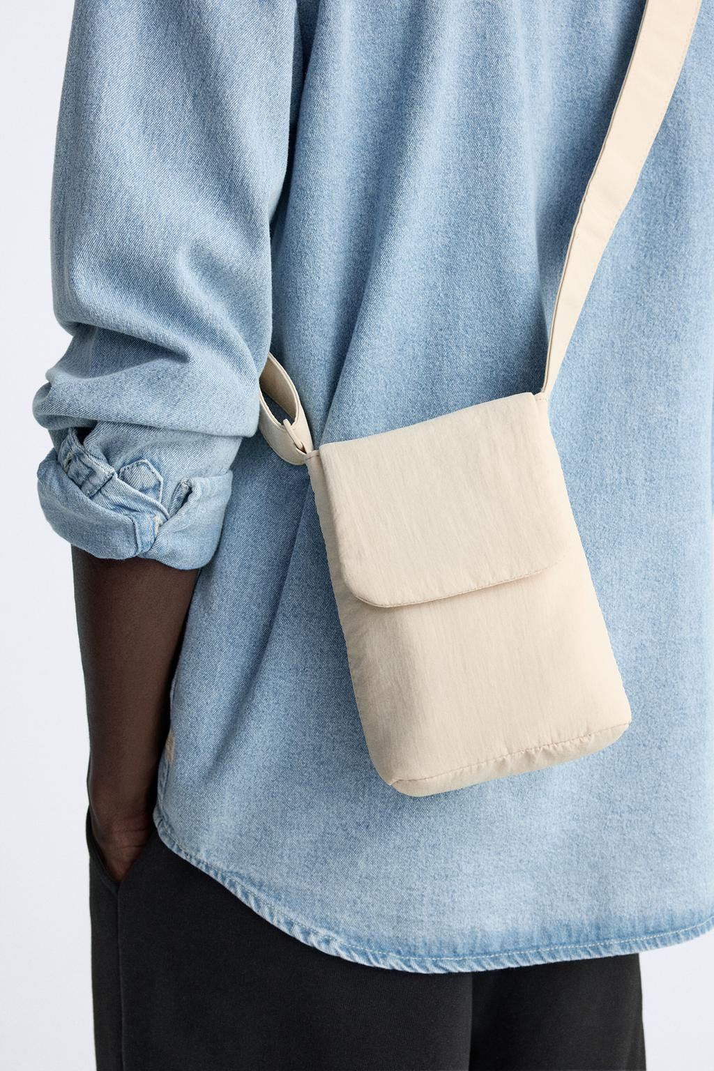 MINI NYLON MESSENGER BAG - Zara фото 3