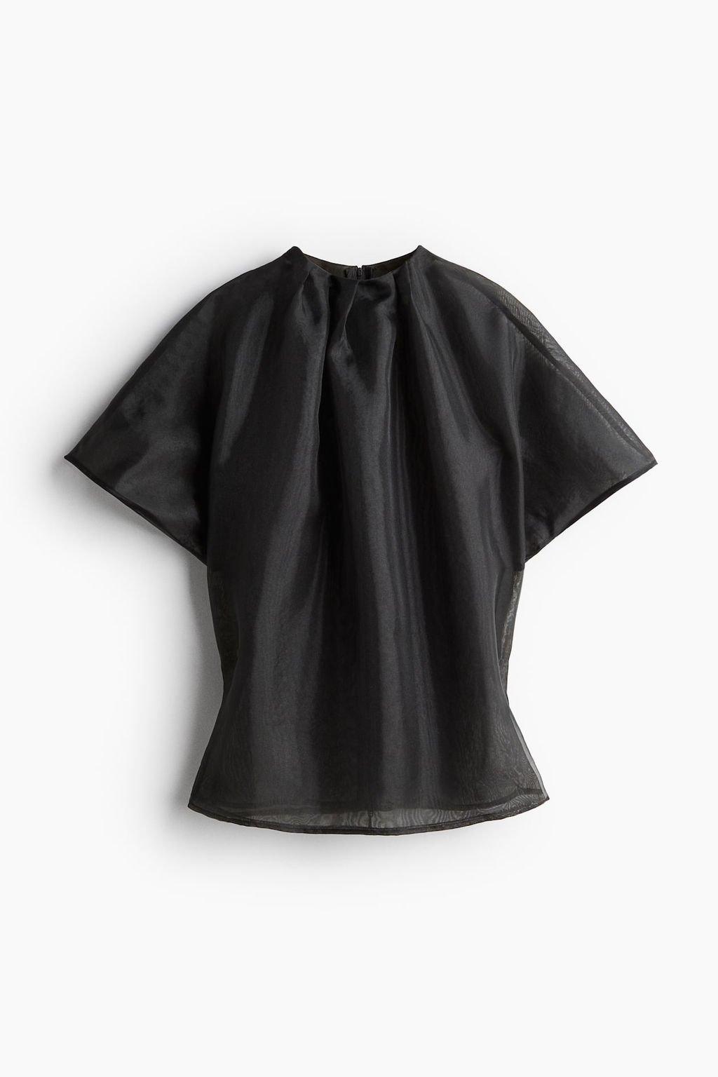 Blusa de organza con pliegues - H&m фото 6