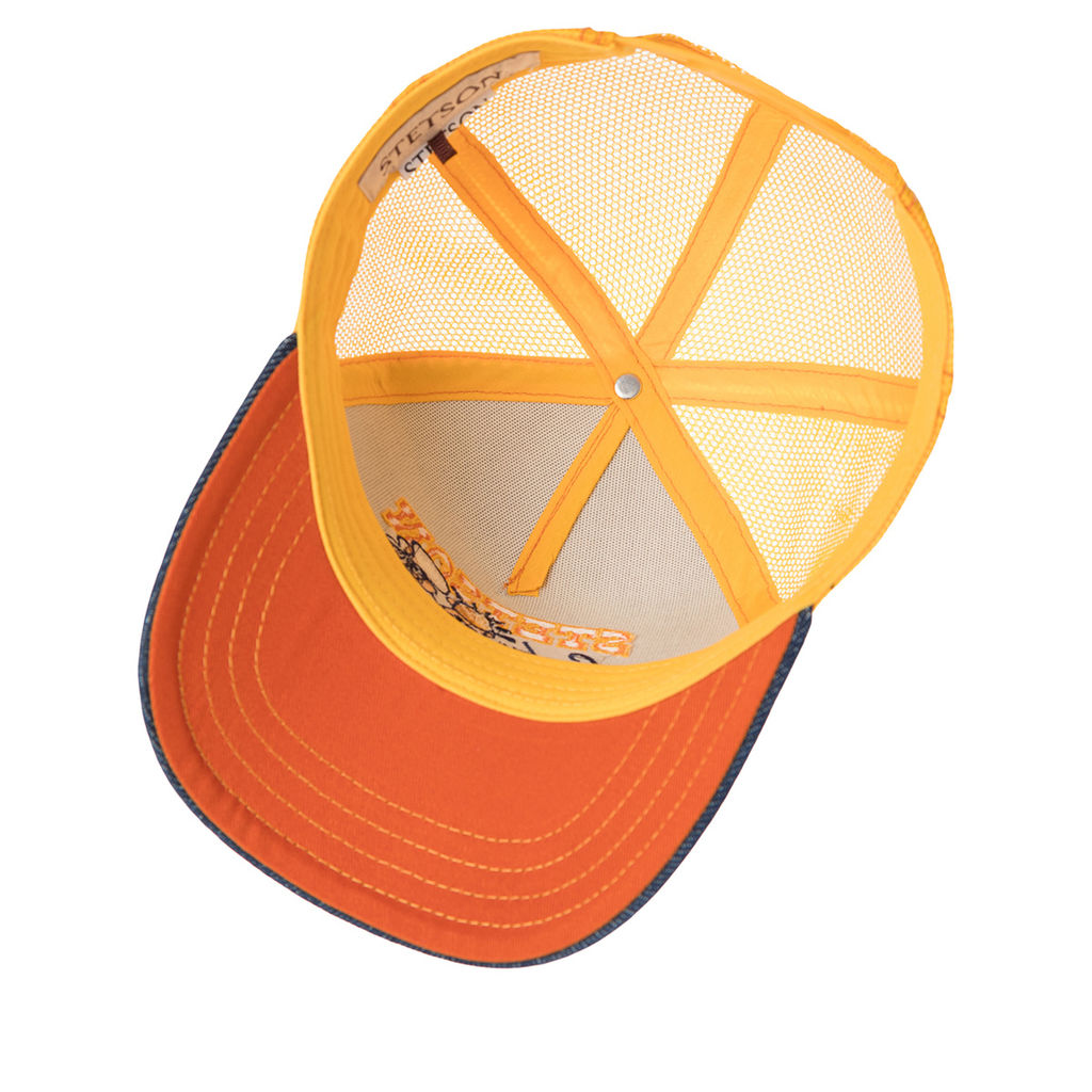 Бейсболка STETSON арт. 7741103K TRUCKER CAP LUCKY MINERS (кремовый / темно-синий)  фото 3