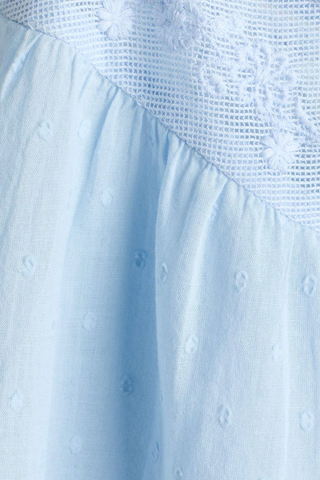 Lace-detail cotton top - H&m фото 4