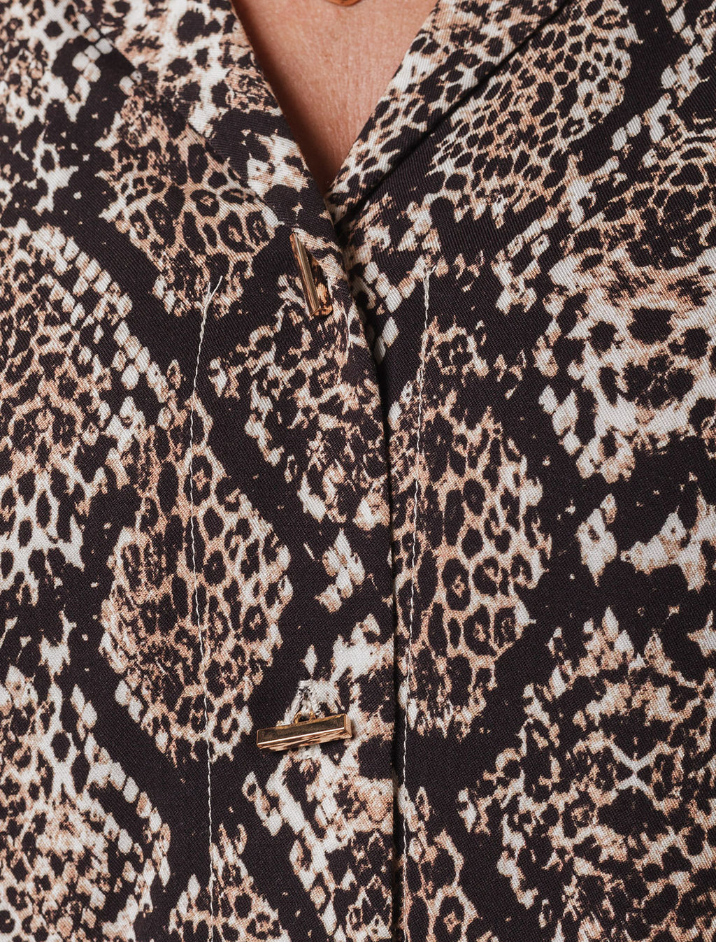 Блузка из вискозы с принтом VILATTE