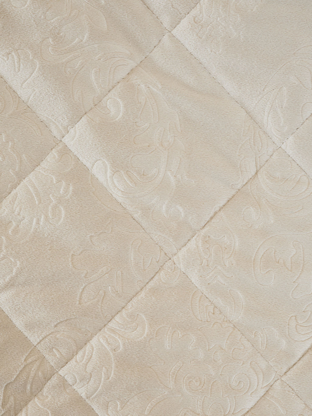 Набор покрывало и чехлы на подушку - Кристалл, цвет кремовый 200х220