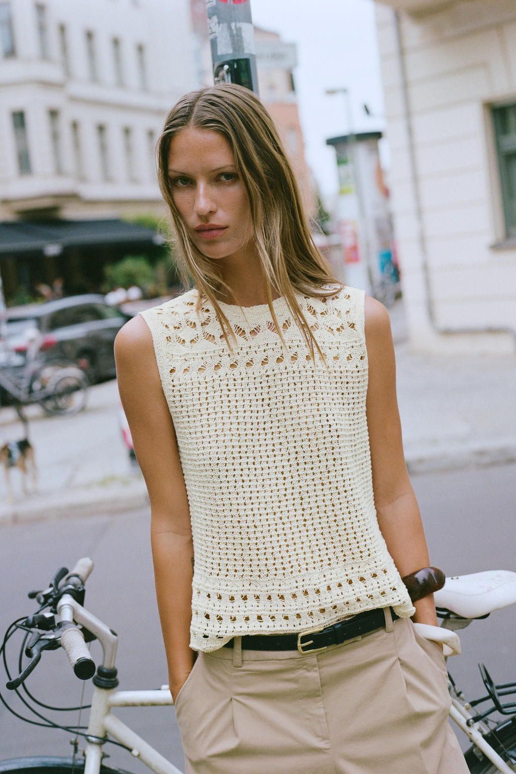 TOP PUNTO POINTELLE / Crudo - Zara фото 3