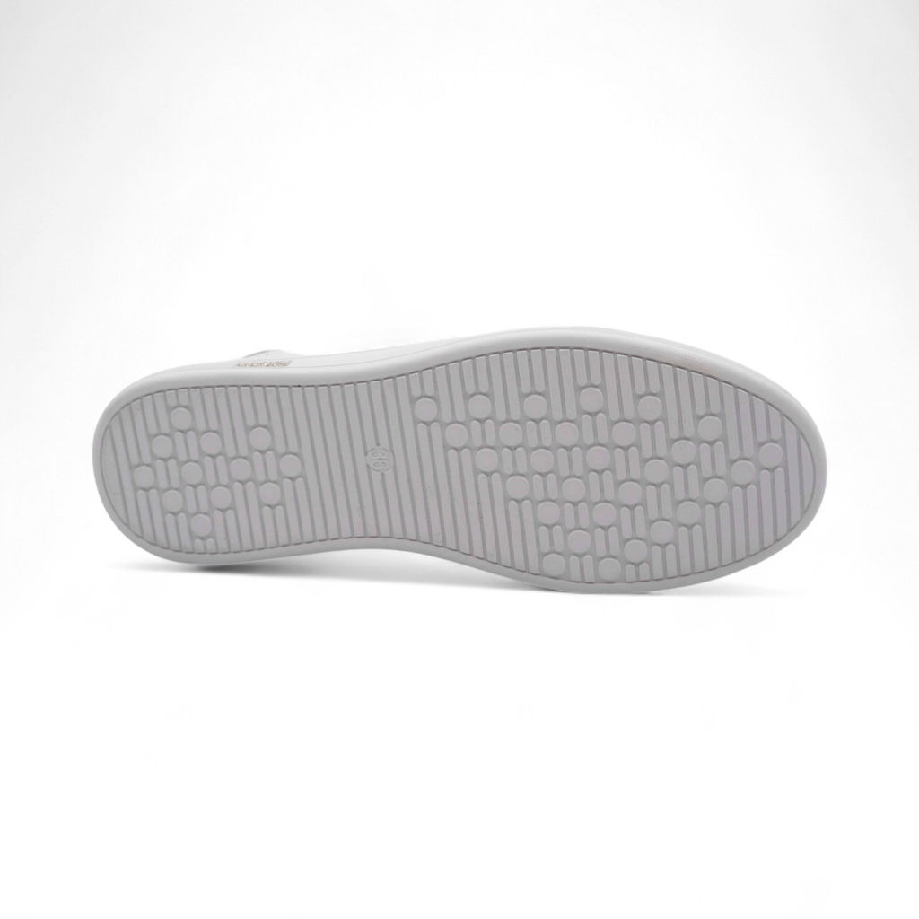 Кроссовки из натуральной кожи А5656-1 белые - Sport фото 3