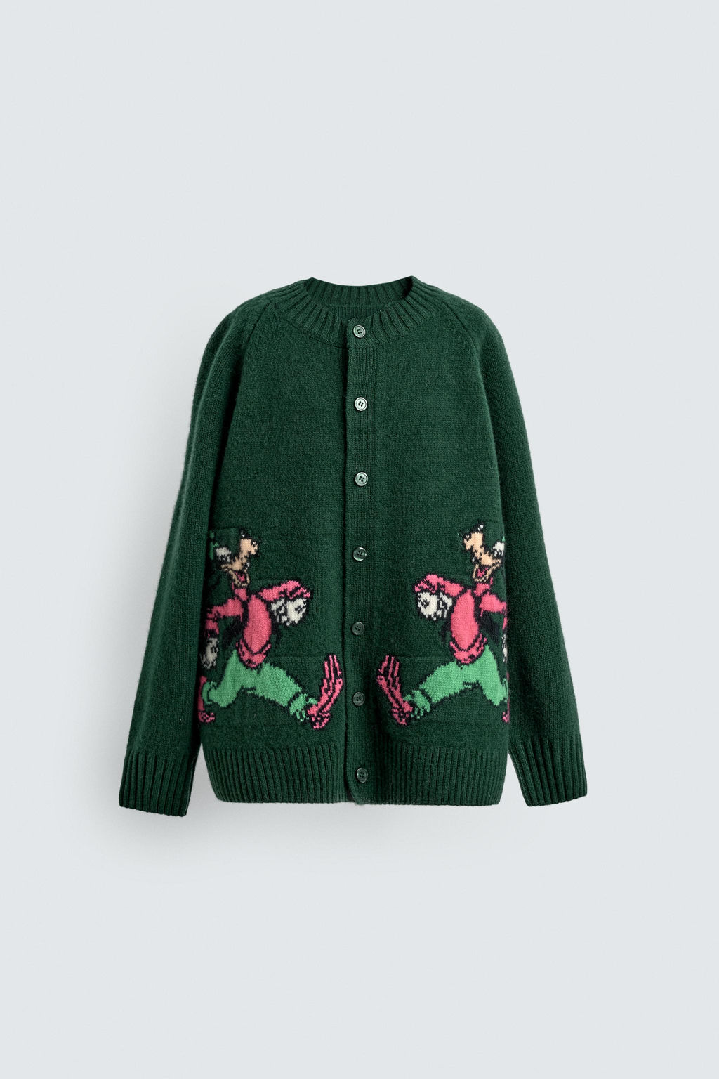 GOOFY WOOL CARDIGAN HARRY LAMBERT FOR ZARA X DISNEY