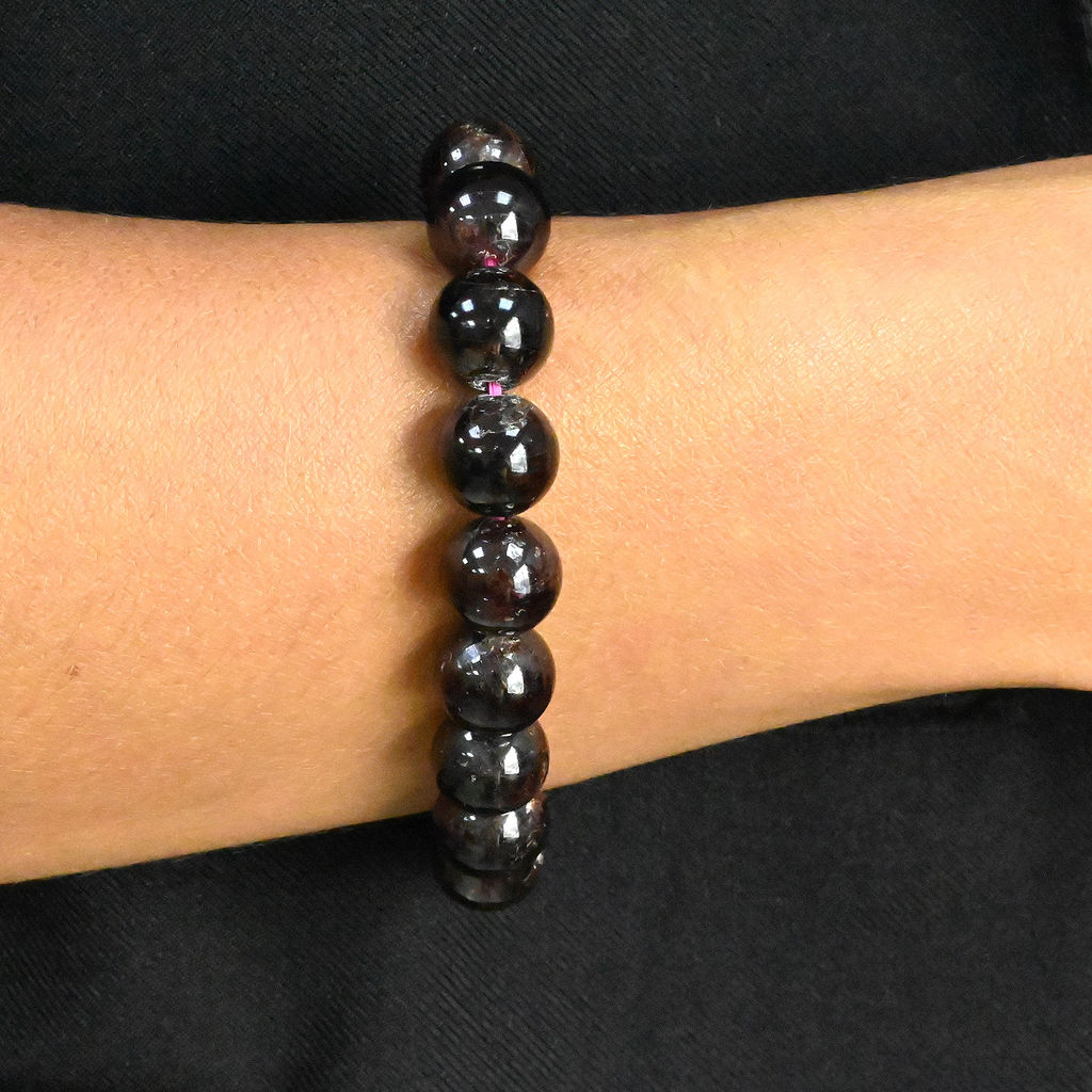Браслет из граната шарик 11мм