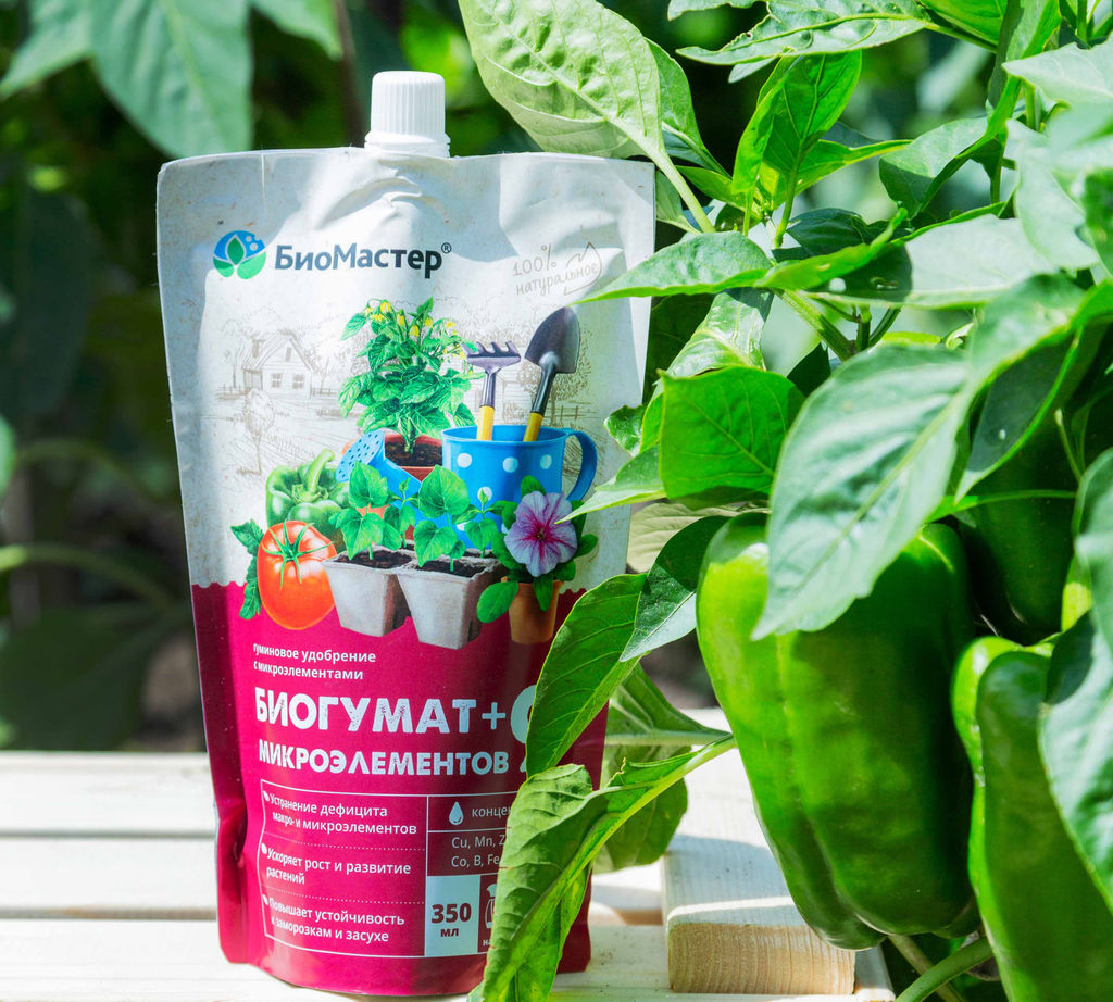 Компл. орг.-мин. удобр. Биогумат + 9 микроэлементов 350мл - Биомастер фото 2