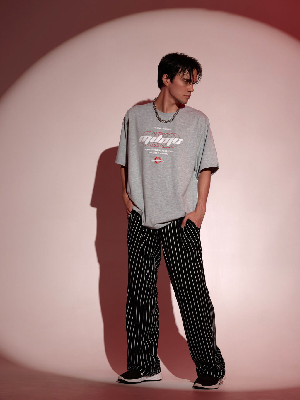 Футболка мужская MDMC Серый меланж М-25ФМ MODAMICA