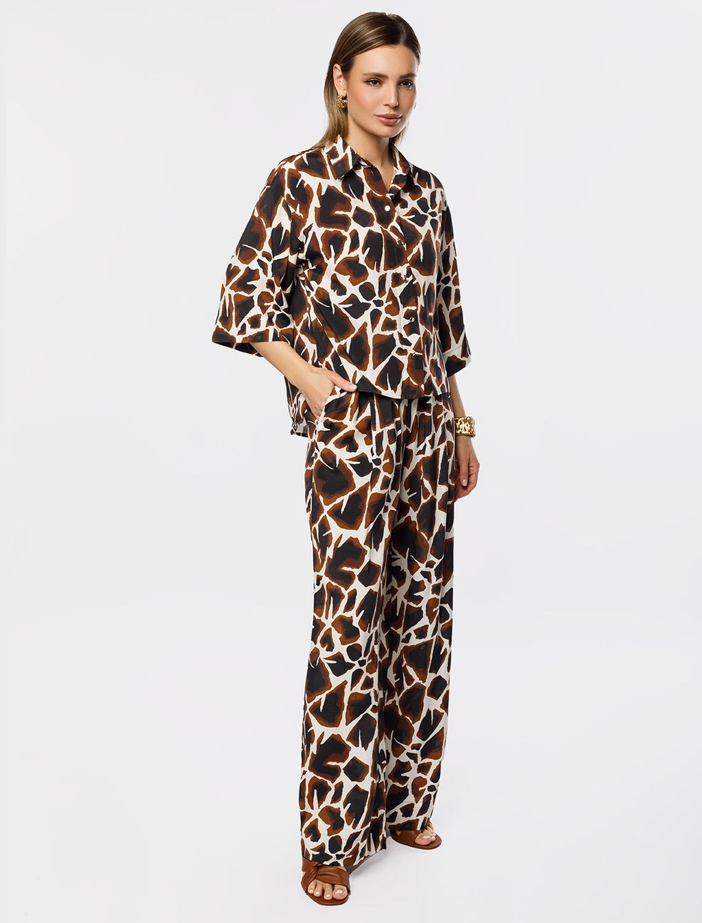 VILATTE / Блузка из вискозы с лиоцеллом  фото 5