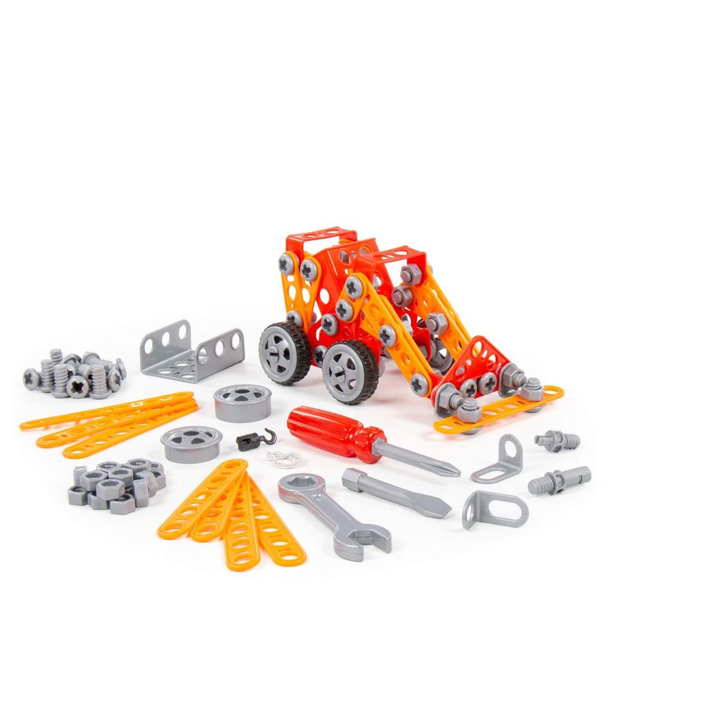 Конструктор Изобретатель (160 элементов) (в коробке) - Полесье фото 5