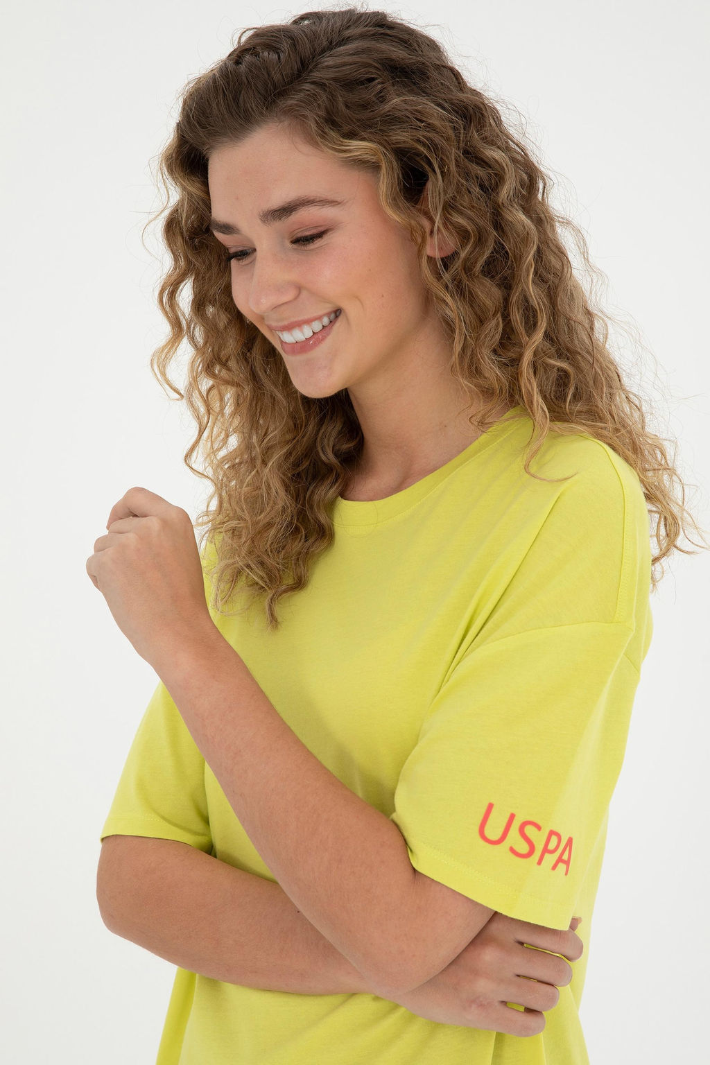 Женская фисташково-зеленая футболка - U.s. polo assn фото 9