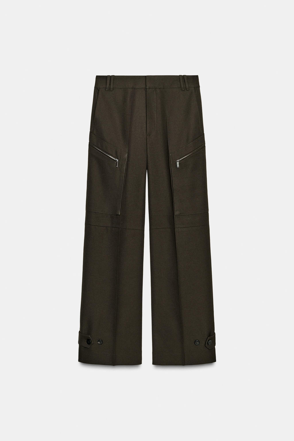 ZW COLLECTION LIMITED EDITION CARGO TROUSERS WITH ZIP