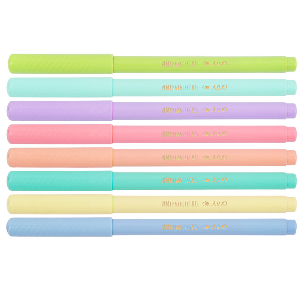 Лео Играй Фломастеры смываемые LPFST-08 8 цв