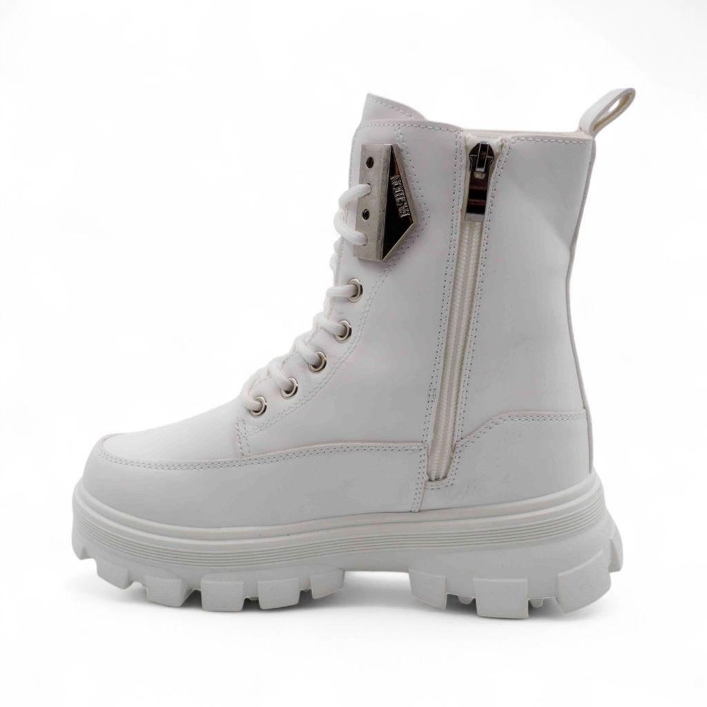 Ботинки на меху 1721-18 белые - Sport фото 3
