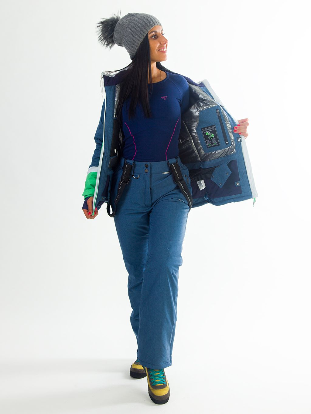 Костюм B-8687 Зеленый