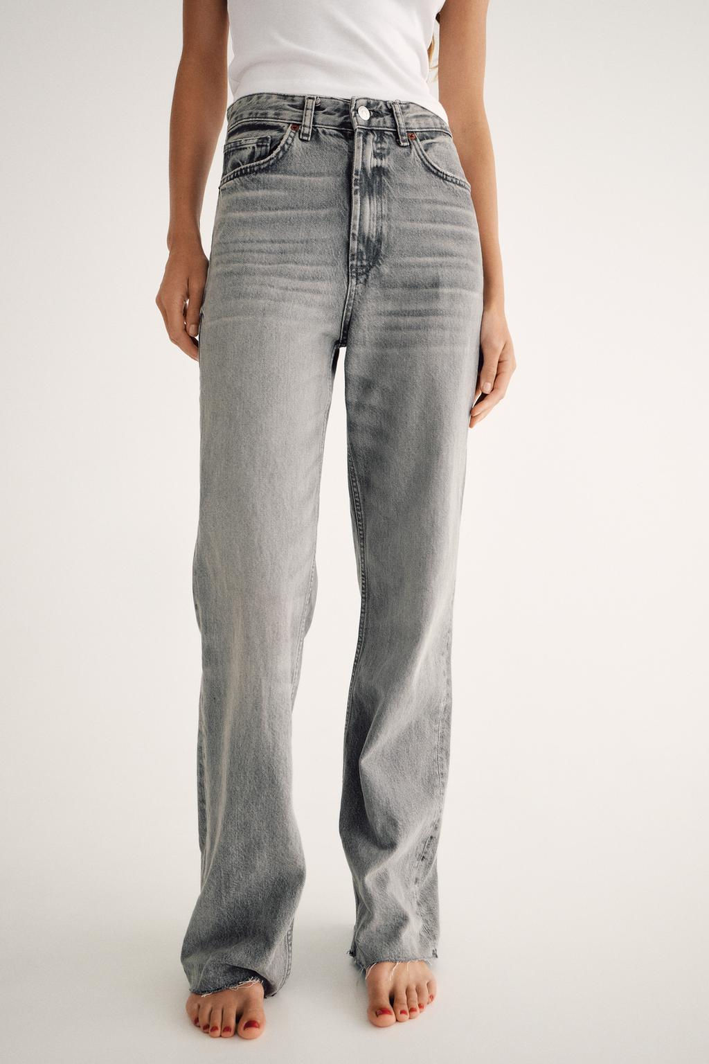 TRF WIDE-LEG HIGH-WAIST JEANS - Zara фото 28