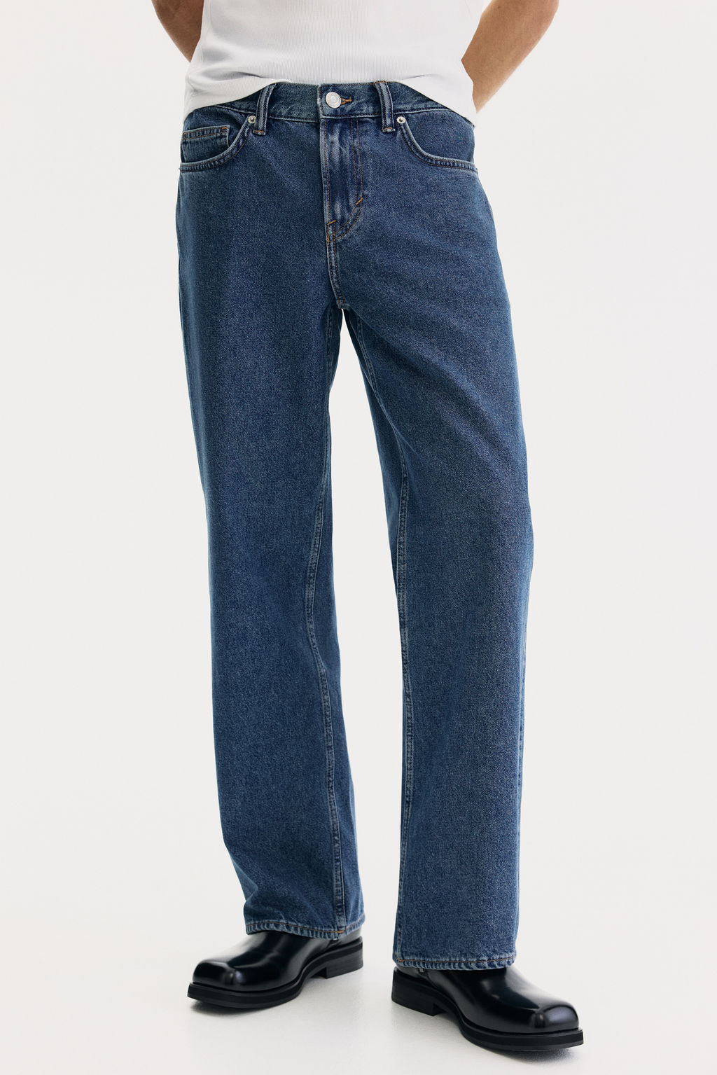 Straight Relaxed Jeans - H&m фото 8