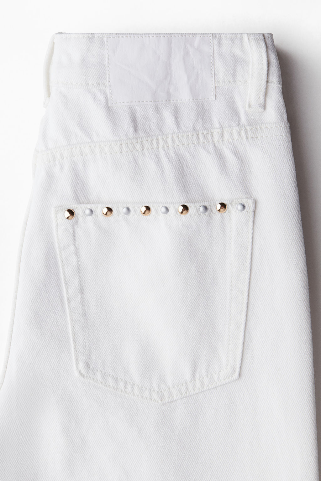 Wide Ultra High Jeans con remaches decorativos - H&m фото 5