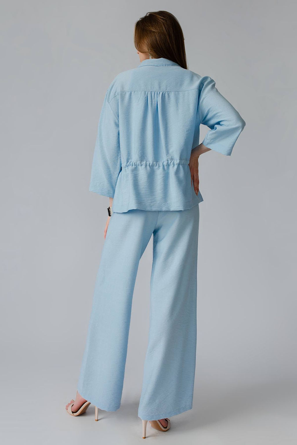 Блузка 4409/03/Голубой - Rise фото 7