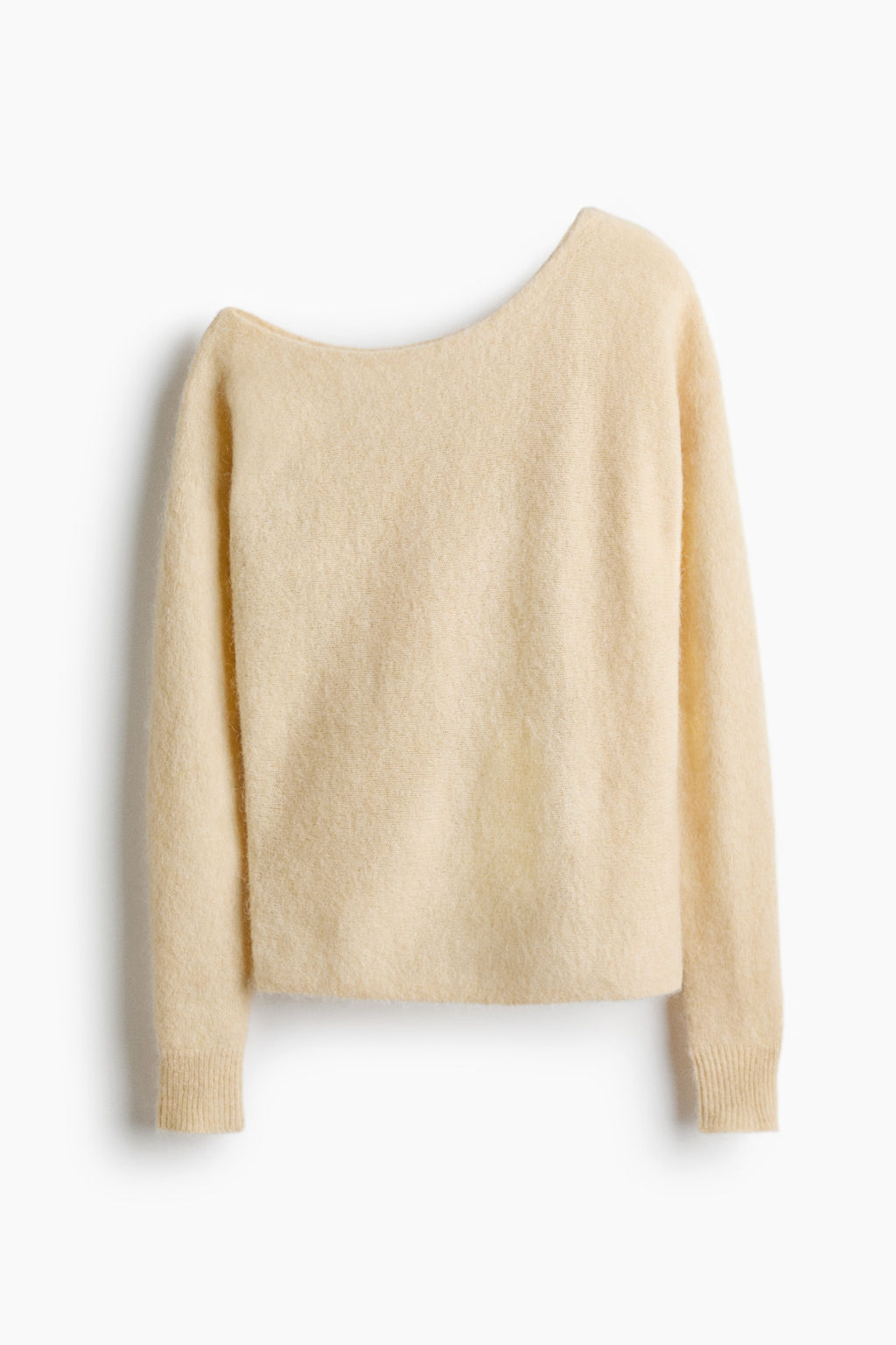 Jersey de un hombro en mezcla de alpaca - H&m фото 2