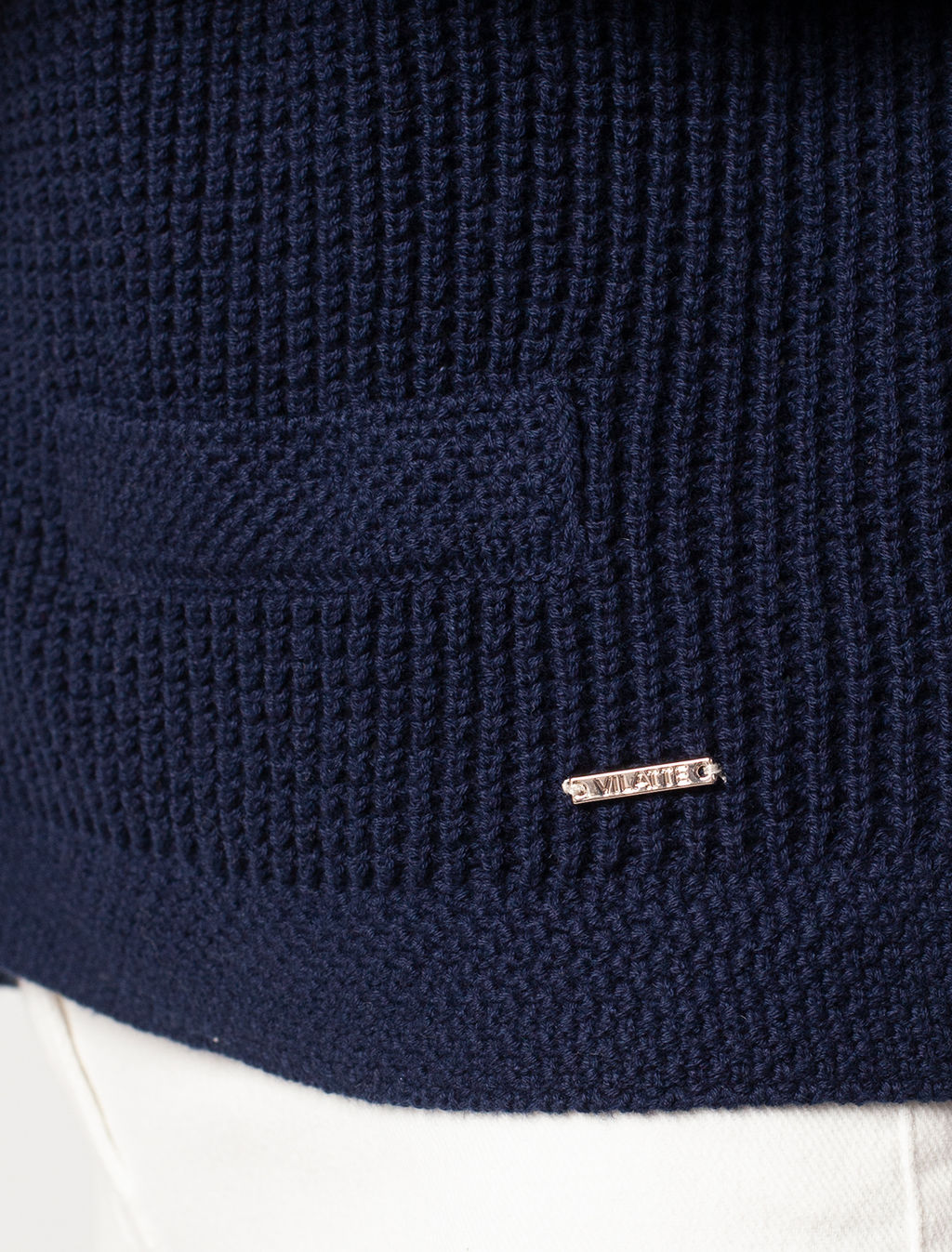 VILATTE / Жакет фактурной вязки из хлопка в стиле Шанель  фото 10